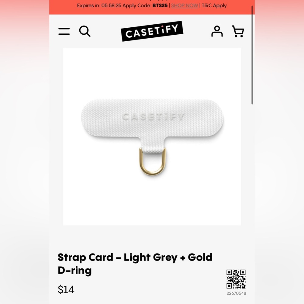 CASETiFY Phone Rope Strap Like New! - Picture 2 of 6